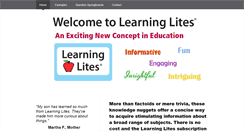 Desktop Screenshot of learninglites.com